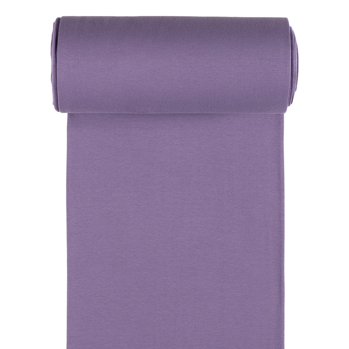 Ribb rundstrikket lavander
