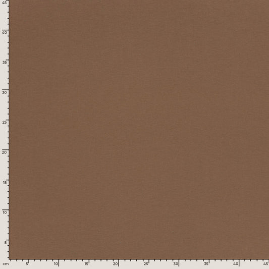 French Terry økologisk bomull Taupe Gray