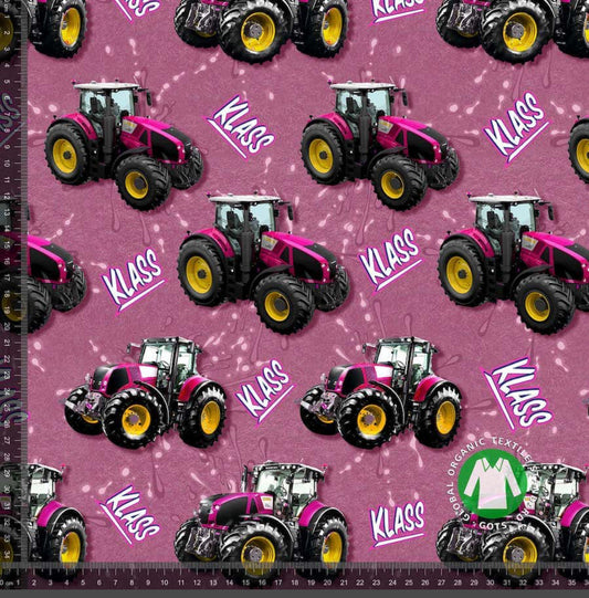 Rosa traktor jersey