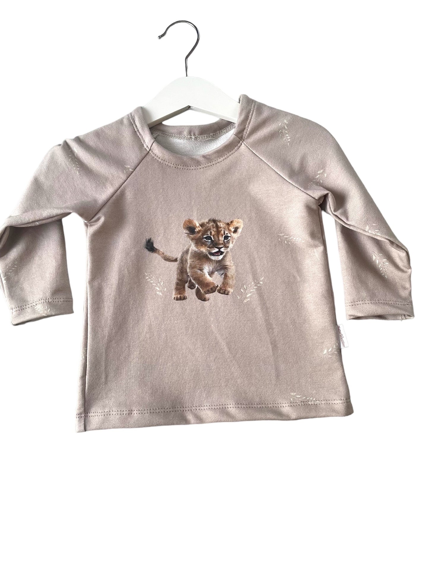 Lang Panel French Terry løpende løveunge