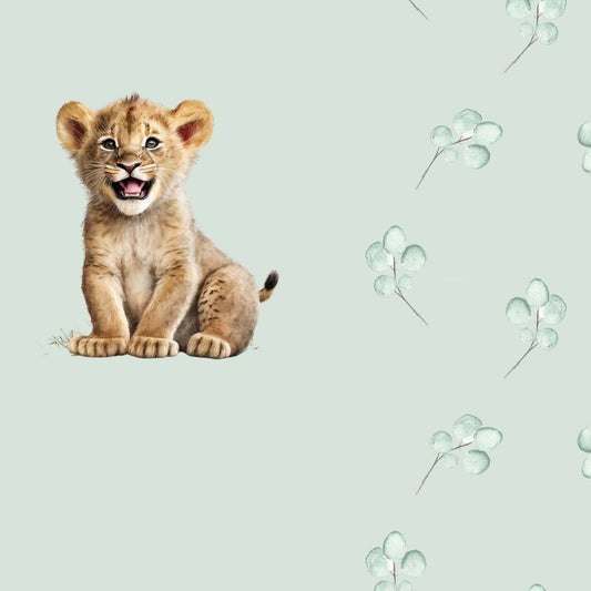 Lang panel løveunge grønn bambus Jersey