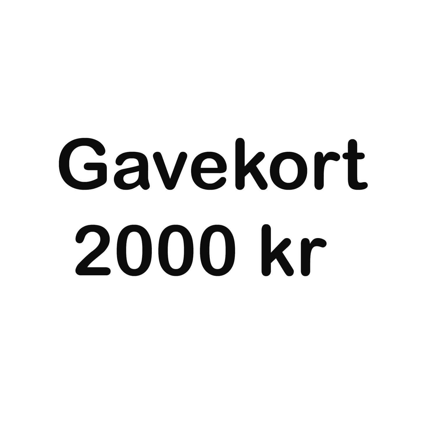 Gavekort