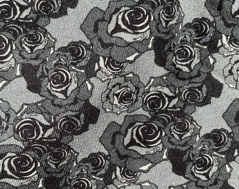 Lyocell bambus design små roser