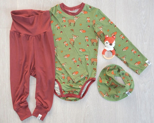 Bambus-lyocell jersey hjort/rev per 0,5 m