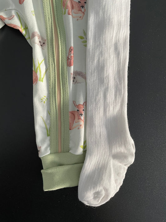 Heldrakt bambus-bomull jersey str. 68