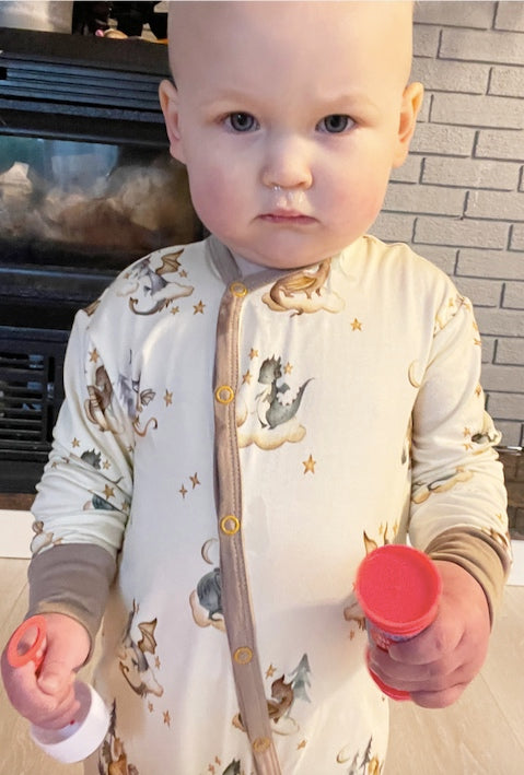 Heldrakt pysj unisex drager