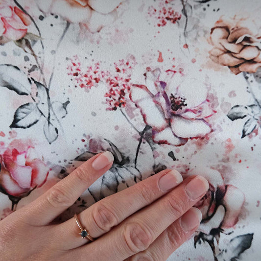 Silkestoff flower design