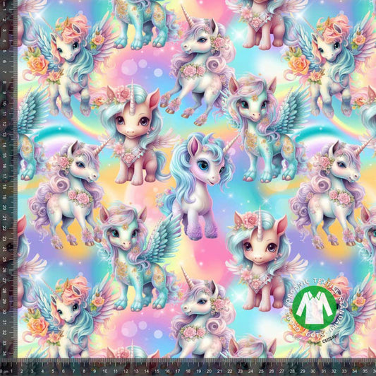 Enhjørninger fargerike jersey