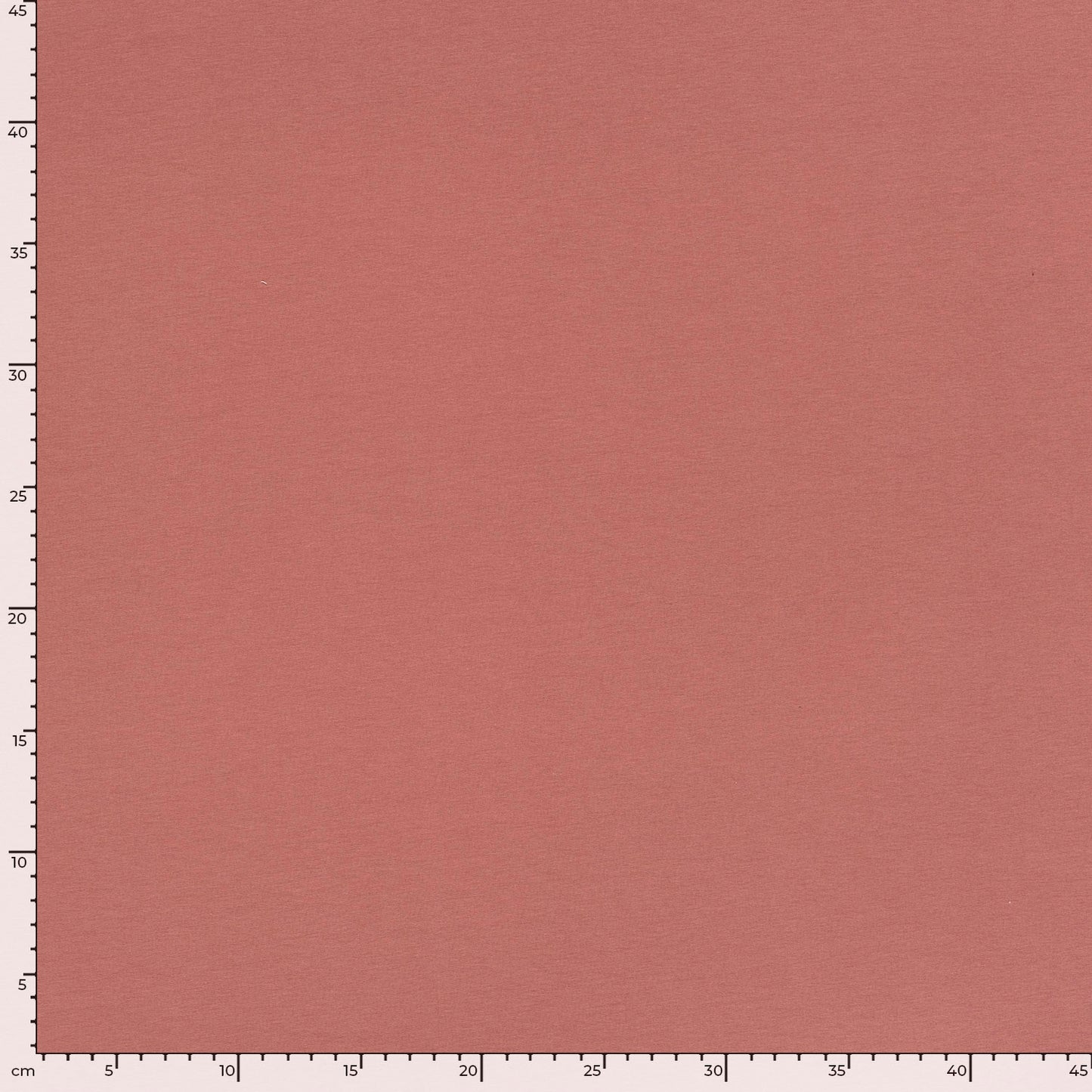 French Terry økologisk bomull old pink