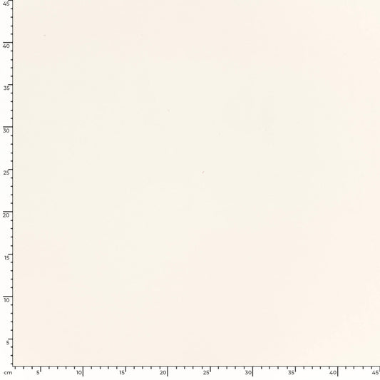 French Terry økologisk bomull off white