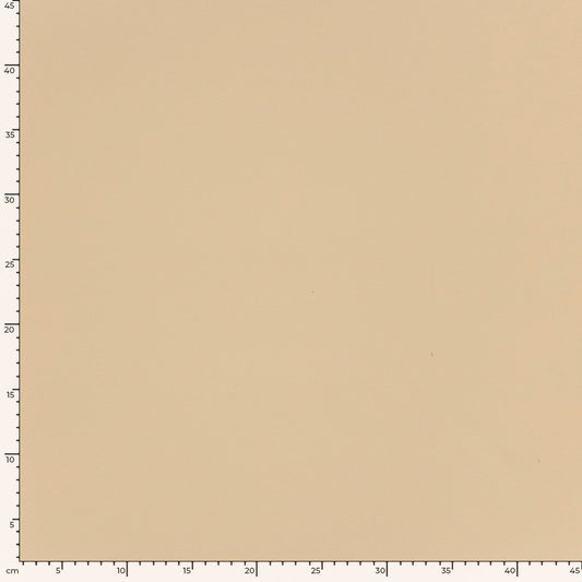 French Terry økologisk bomull camel