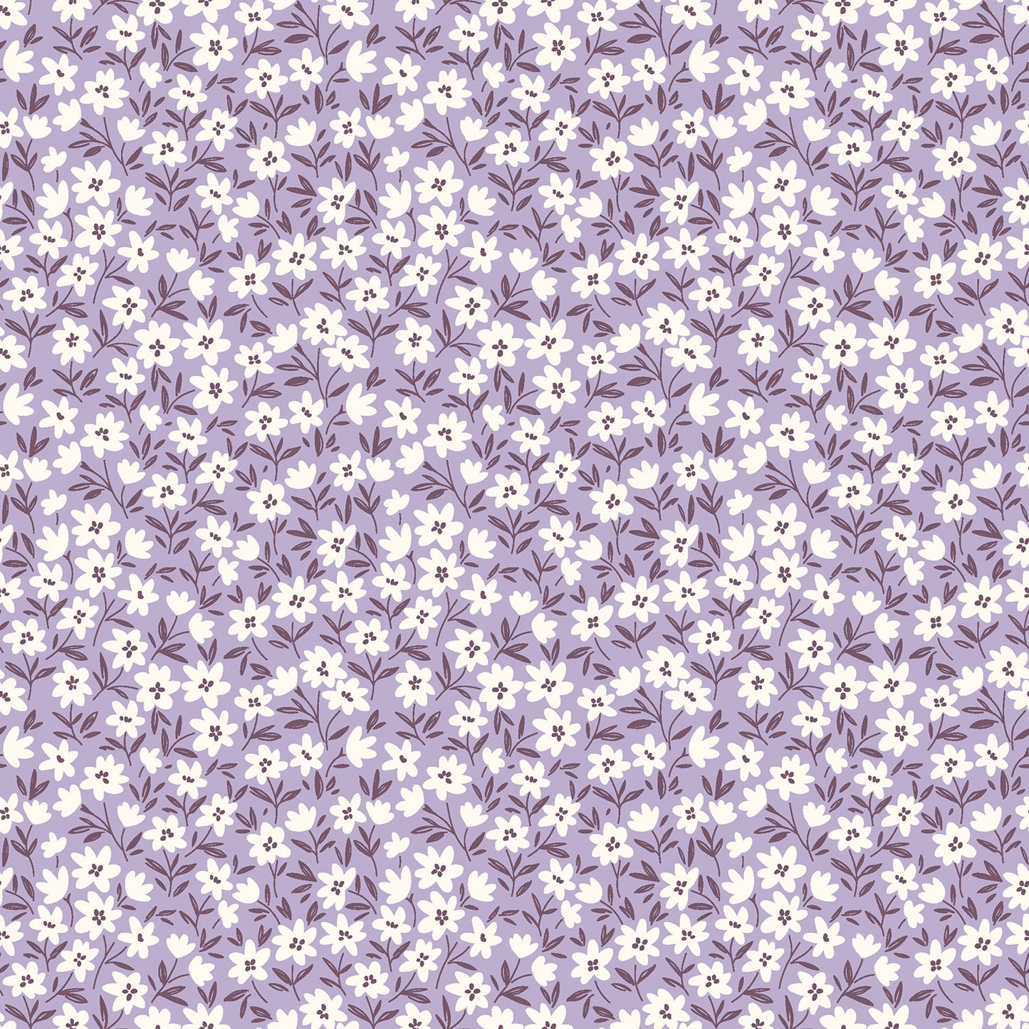 Små lilla blomst jersey