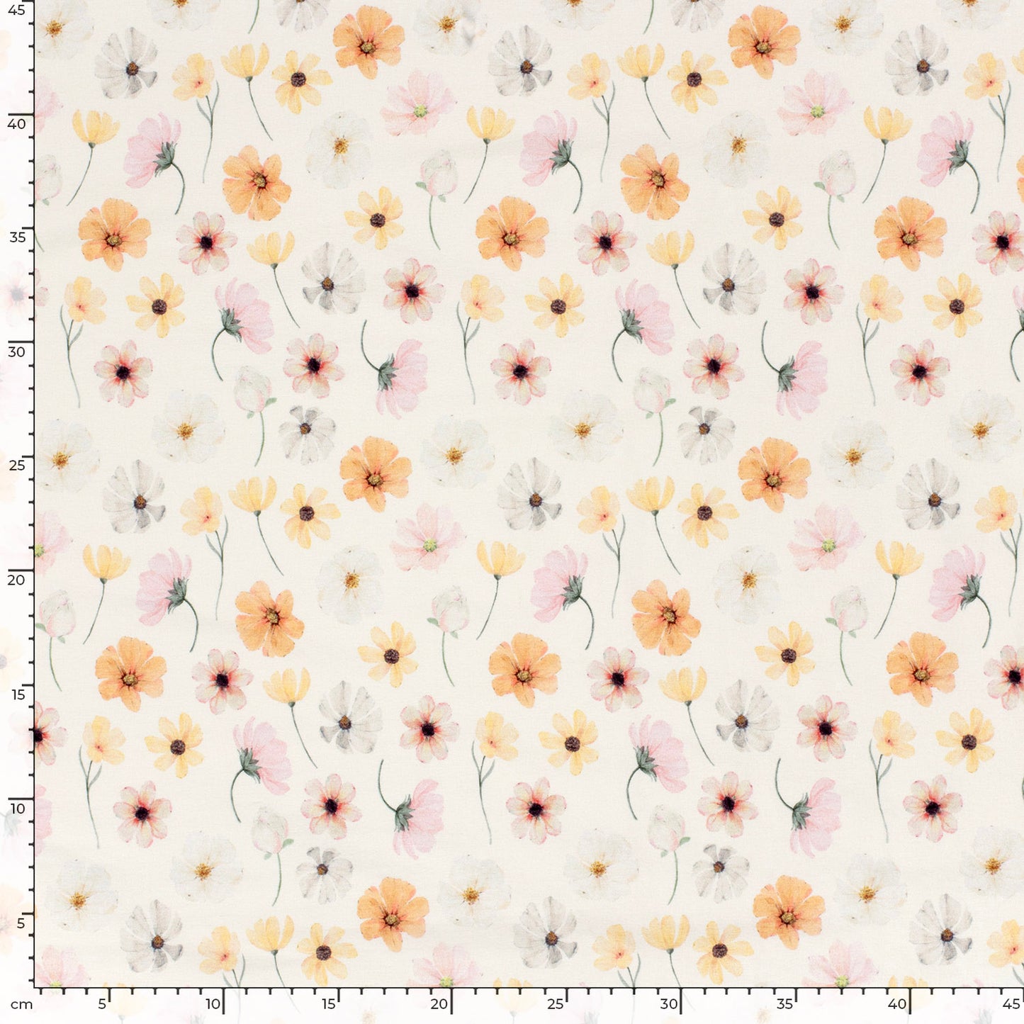 Blomst duse farger jersey