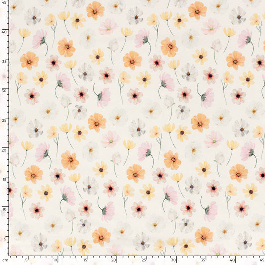 Blomst duse farger jersey