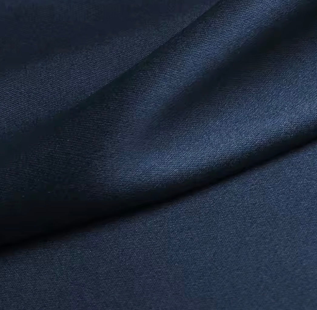 Silkestoff navy (B:140 cm)