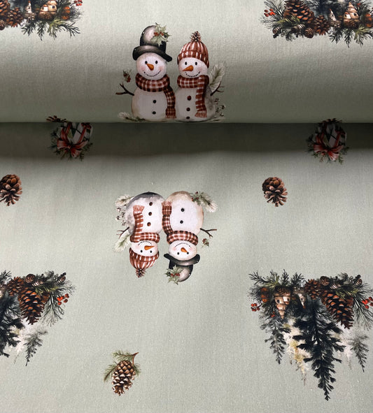 Snømann 100% twill denim bomull