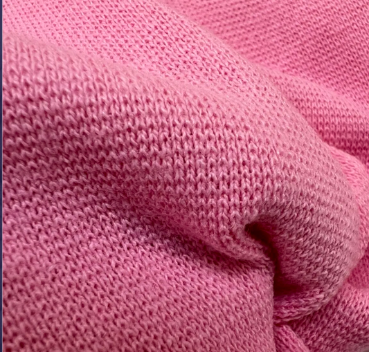Ribb jersey 1x1 ribb rosa