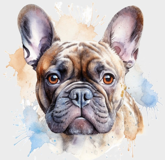 Dtf strykemerker Pugghund