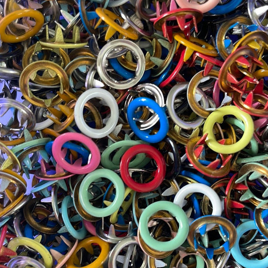 Trykknapper med farger